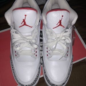 Air Jordan white cement 3’s